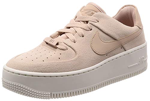 Nike W AF1 Sage Low, Zapatos de Baloncesto para Mujer, Multicolor (Particle Beige/Particle Beige/Phantom 201), 38 EU