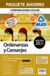 Paquete Ahorro Ordenanzas y Conserjes de Corporaciones Locales. Ahorro de 41 € (incluye Temario General volúmenes 1 y 2; Test del Temario General y Supuestos Prácticos; acceso gratis a Curso Oro)