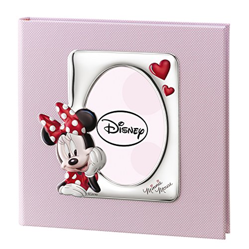 Valenti & Co _ álbum pintado con técnica 3d _ plata _ Disney Minnie Ratón _ _ 30 x 30