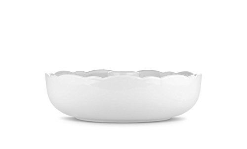 Alessi Dressed for X-mas Tazón para Fruta Seca y Dulces, Porcelana, Blanco, 21x22x6.60 cm