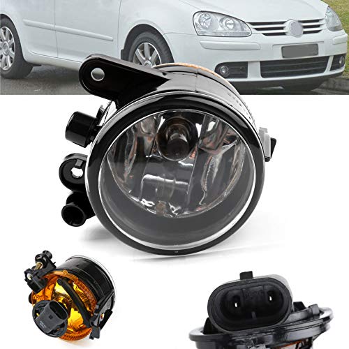 Artudatech luces antiniebla para coche, luz antiniebla delantera izquierda, foco de luz antiniebla, luces antiniebla, lámpara de parachoques para V W Golf MK5 06-2009 US Versión 1K0941699C