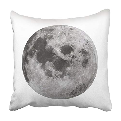 Bue Time Fundas de Almohada Apolo Luna Llena Esta amueblado NASA Representación 3D Astro Astrología Astronomía Astronómica