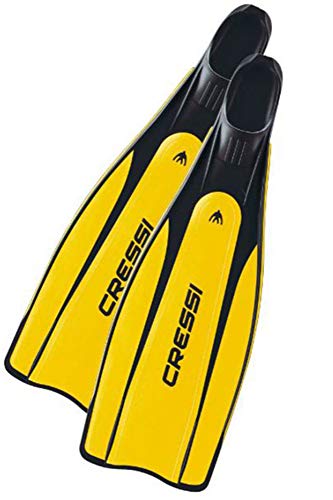 Cressi Flossen Pro Star Aletas de Buceo, Unisex, Amarillo, 41-42