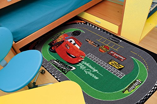 Disney Alfombra Cars Racing Rug Verde/Rojo Size is Not in Selection ES