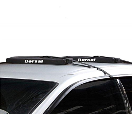 Dorsal Wrap-Rax Deluxe Surfboard Longboard Soft Rack Pads Straps - LONG for Kayaks SUP, 28 Inch