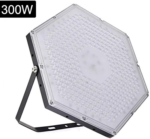 LED High Bay Light, 100W Luces de techo colgantes industriales con cadena colgante Lámpara de araña de nido de abeja súper brillante Proyectores IP65, para jardín, almacén [Clase energética A ++]