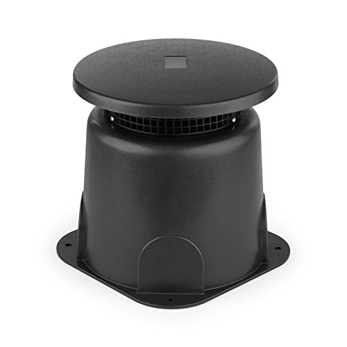 Oneconcept GS 665 Outdoor - Altavoz Exterior, Potencia Ajustable, 15/30W RMS, 16,5 cm (6,5"), Sonido nítido 360°, Carcasa ABS, Clase de protección IP65, Instalación Flexible, Negro