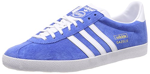 adidas Gazelle Og, Zapatillas Hombre, Azul (Air Force Blue/White/Metallic), 42.5