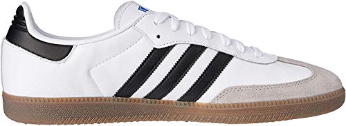 Adidas Samba OG, Zapatillas de Gimnasia para Hombre, Blanco (Footwear White/Core Black/Clear Granite 0), 42 2/3 EU