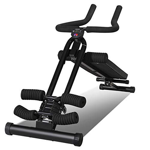 Entrenador de abdominales multifunción3en1,máquina de entrenamiento abdominal,banco de pesas para entrenamiento abdominal,pantalla de datos LED, rodilleras en forma deU,tabla supina engrosada,gimnasio