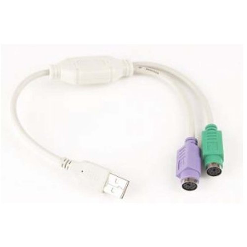 Gembird UAPS12 - Cable conector USB a Dual PS/2 (0.3 m)