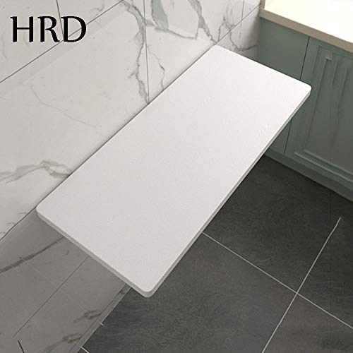 HRD Mesa De Pared Plegable, Escritorio Simple, Escritorio Flotante para computadora, para Espacios pequeños, para Apartamentos de Estudiantes, garajes, dormitorios