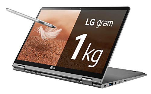 LG gram 14T990-G - Ordenador portátil convertible - 35.5 cm (14") - FHD IPS (1 kg, autonomía 23.5 h, Intel i7 8ª generación, 8 GB RAM, 512 GB SSD, Windows 10 Home) Color Plata - Teclado QWERTY Español