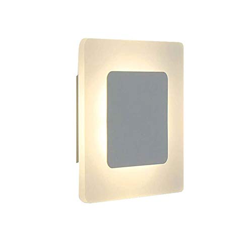 LSSB Luces de la pared de la lámpara de la lámpara de pared LED de pared simple moderna Dormitorio Plaza caliente Sala de estar Balcón Escaleras Pasillo Corredor ligero de la pared de casa, chalet, Ba