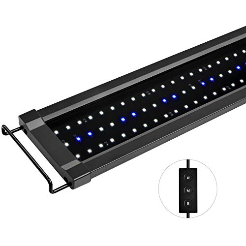 NICREW ClassicLED G2 Luz LED Acuario, Iluminación LED para Acuarios, Pantalla LED Acuario Lámpara de Planta para Pecera 120-150 cm, 40 W, 3080 LM