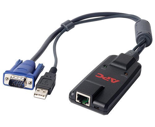 APC KVM-USBVM - Cable KVM (USB, RJ-45, VGA), Negro