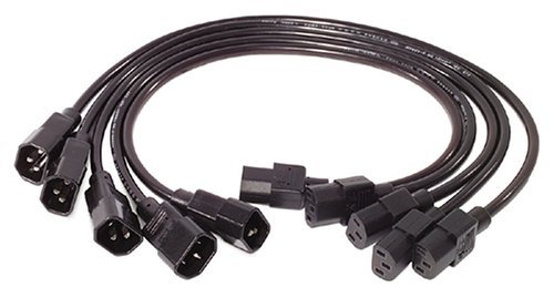 APC PWR Cord C13 - C14, 0.6 m - Cable (0.6 m, 0,61 m, Male Connector/Female Connector, C13 acoplador, C14 acoplador, 10 A, Negro) (Reacondicionado)