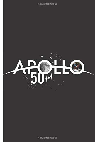 Apollo 50: 60 Water Intake Log Pages - 6" x 9" - Planner, Journal, Notebook, Composition Book, Diary for Women, Men, Teens, and Children