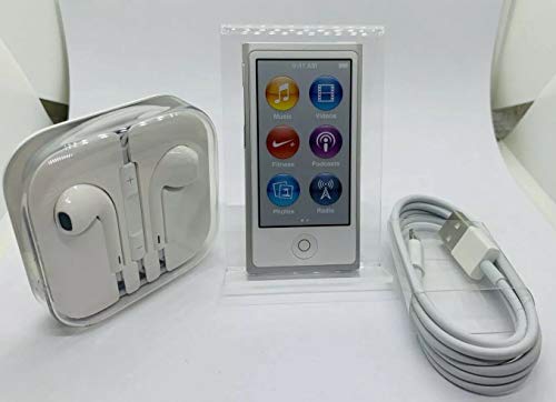 Apple iPod Nano 16 GB, 7ª generación Silver, Accesorios incluidos (Non empaquetado al por Menor)