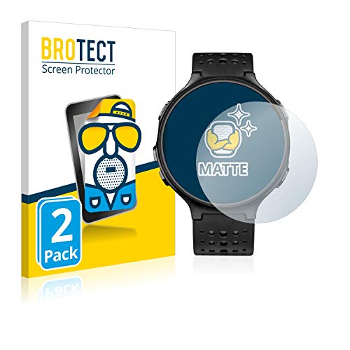 BROTECT Protector Pantalla Anti-Reflejos Compatible con Garmin Forerunner 235 (2 Unidades) Pelicula Mate Anti-Huellas