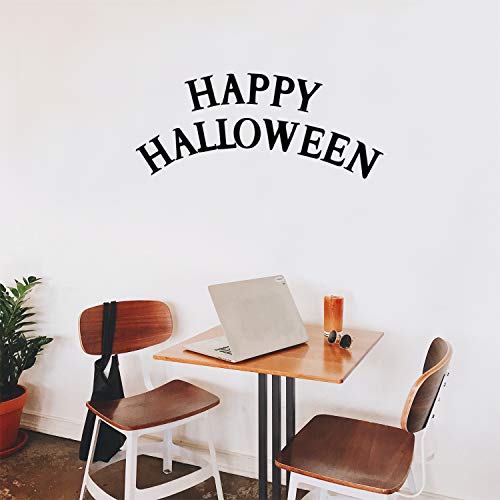 IMPRINTED DESIGNS WALL DECALS Vinilo Adhesivo Decorativo para Pared, diseño con Texto en inglés Happy Halloween, 48,3 x 101,6 cm