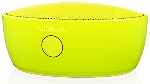 Nokia MD-12 - Altavoces portátiles (1.0, Inalámbrico y alámbrico, Bluetooth/3.5mm/USB, Bluetooth, Amarillo, Poder)