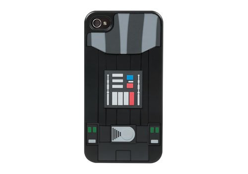 PowerA Star Wars: Darth Vader Funda Negro - Fundas para teléfonos móviles (Funda, Apple, iPhone 4/4S, Negro)