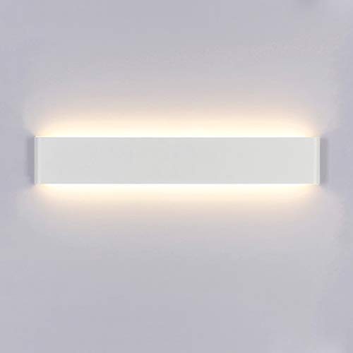 Yafido Aplique Pared Interior LED 60CM Lámpara de pared Moderna 20W Blanco Cálido perfecto para Salon Dormitorio Sala Pasillo Escalera