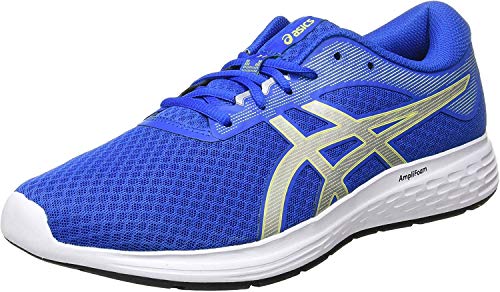 Asics Patriot 11, Road Running Shoe para Hombre - Tuna Blue/Pure Silver - 43.5 EU