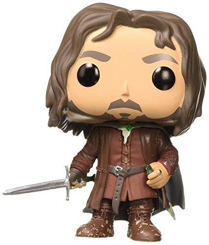 Funko – El Señor de los Anillos - Colección Pop Vinyl, Figura 531 - Aragorn, 9 cm