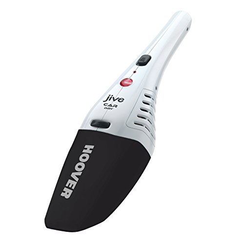 Hoover Jive SJ4000DWB6 Car Aspiradora de mano, Especial limpieza, Enchufe coche, Accesorio rincones, Cepillo para polvo, Batería, 40 W, 0.3 litros, 75 Decibelios, Plástico, Blanco