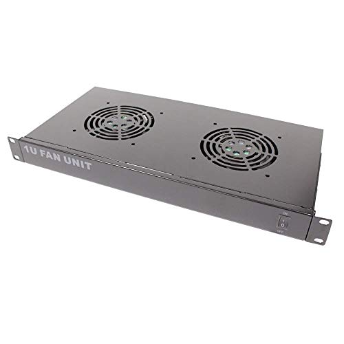 Kit ventilación para Armario Rack 19" 1U de 2 Ventiladores de 120mm - RackMatic