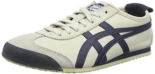 Onitsuka Tiger Mexico 66, Zapatillas Unisex, Blanco (Birch/India Ink/Latte 1659), 43.5 EU