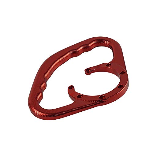 ZHENDA CNC Aluminio Motocicleta Pasajero Manivela Tanque Asidero Barra Apoyabrazos Mango Para H O N D A CBR 600RR / RA 900RR 1000RR CB 600 900 (Color : Rojo)