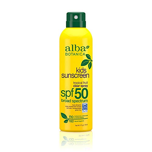 Alba Botanica Spray para niños muy emoliente Suncare Active SPF50, 177 ml