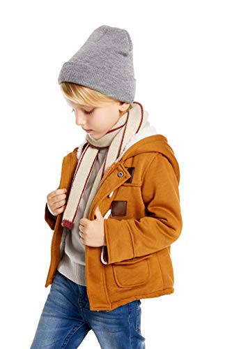 Algodón Abrigo para Niños, Niños Parka Duffle Invierno Calentito Manga Larga Chaquetas con Capucha Horn Botón Acolchado Abrigo Ropa para Bebés Niños Cortavientos