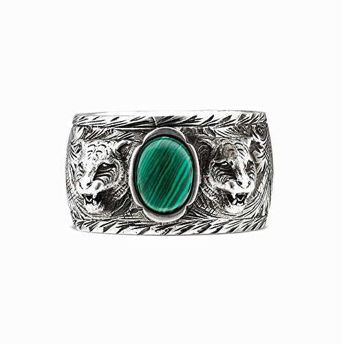 Anillo Gucci Jardn de antigedades de Plata de tamao de 14 de Resina Verde YBC461991001