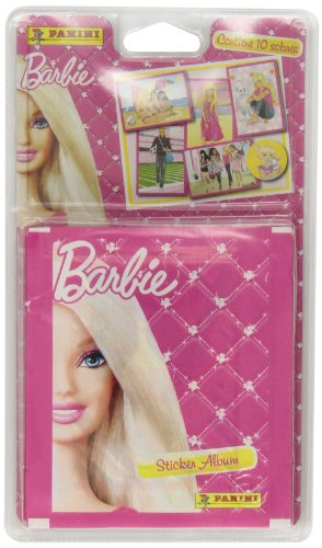 Blister cromos 10 sobres barbie glitter dreams