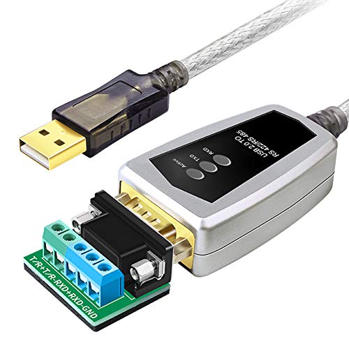 Cicony - Cable adaptador USB a RS422 para convertidor serial RS485 con chip FTDI compatible con Windows 10, 8, 7, XP