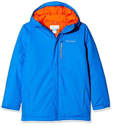 Columbia Alpine Free Fall II Chaqueta de esquí, Unisex Niños, Azul (Super Blue 438), M