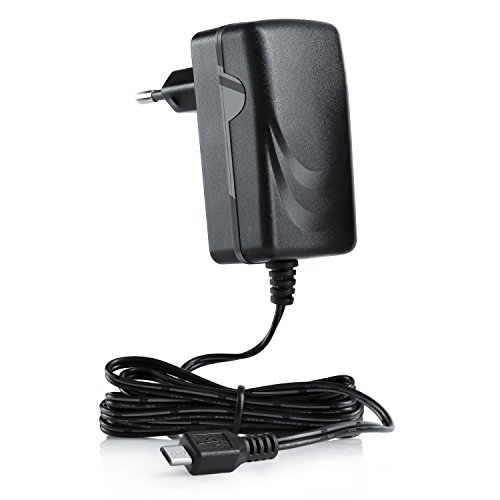 CSL - 2A Fuente de alimentación Cargador con Cable microUSB de 1,5 m - 2000 mA Adaptador de Carga USB 5 V Adaptador de Red Charger - Universal - para móviles y teléfonos Inteligentes