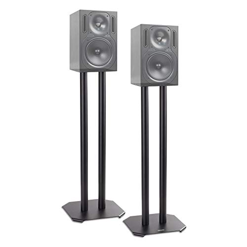 Duronic SPS1022 /60 Soporte para Altavoz - 60 cm de Altura - Estabilidad con Arena - Conos antivibración - Compatibilidad Universal con Altavoces HiFi / Estéreo / Home Cinema 5.1