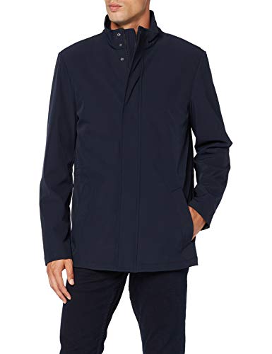 Geox M Devan M Abrigo, Azul (Blue Nights F4386), 52 para Hombre