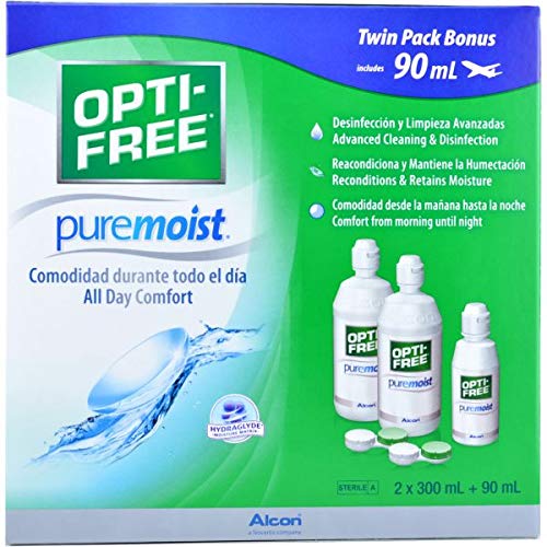 OPTI-FREE PUREMOIST PACK 2X300ML Y 1X90ML