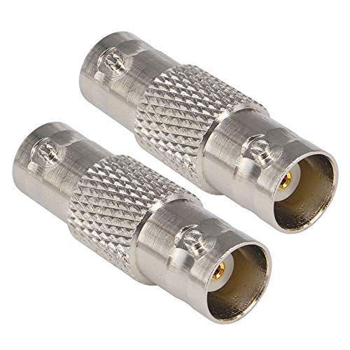 YILIANDUO BNC Barrel Connector y BNC Adaptador de acoplador Hembra a Hembra para cámara de Seguridad CCTV Paquete de 2