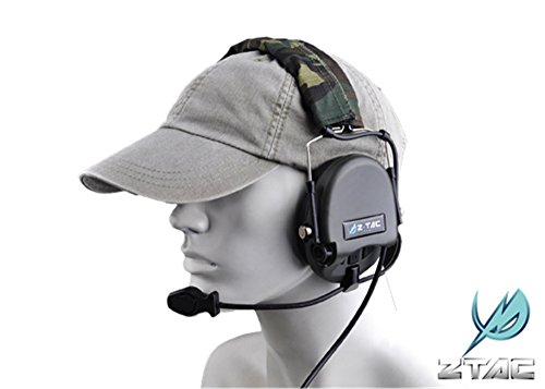 Z-Tactical Pro Airsoft Military Army Z110 zTEA Hi-Threat 1 Tactical Woodland niveles Auriculares con autógrafos de los miembros de