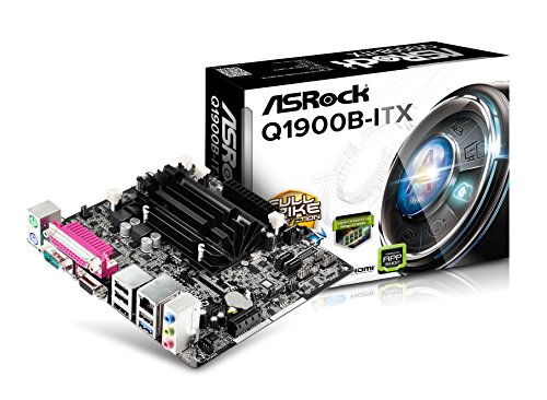 Asrock Q1900B-ITX - Placa base (DDR3-SDRAM, SO-DIMM, Dual, Intel, Quad-Core , Serial ATA II)