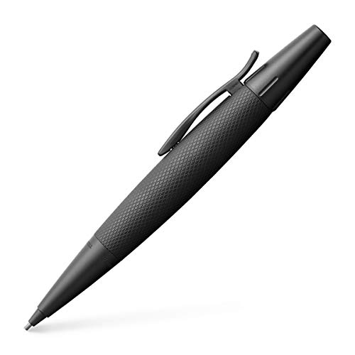 Faber Castell 138690 - Portaminas E-motion, con cuerpo en aluminio negro, mina de 1.4 mm, graduación B