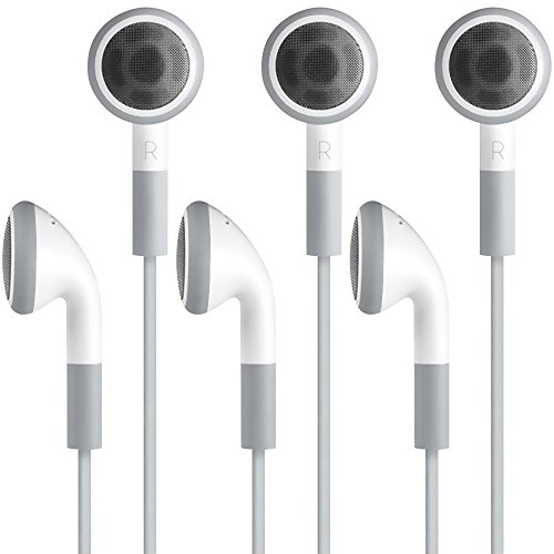 Fosmon 3,5mm Auricular auriculares con micrófono para Apple iPad 9.7-inch (2018), Samsung Galaxy Note 9, Motorola Moto G6 / G6 Play / G6 Plus (Paquete de 3)