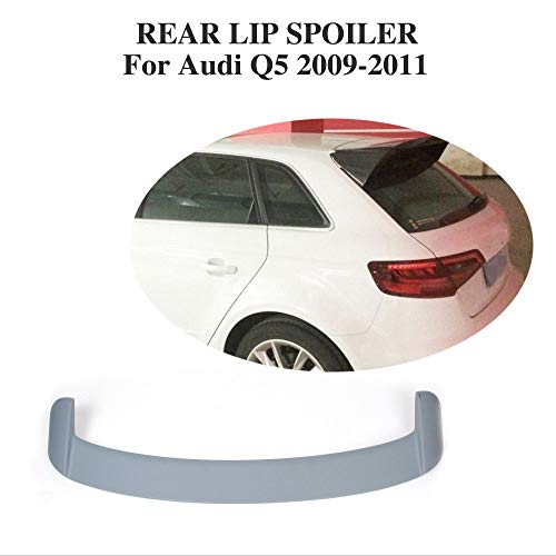 GLFDYC Auto Fibra de Carbon Alerón Trasero Spoiler, para Audi Q5 2009-2011 Car Rear Trunk Techo Spoiler Lip, Universal Coche Maletero ala Cola Accesorios Nuevo Trim